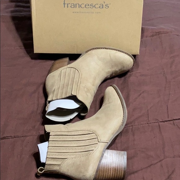 Francesca’s Tan Booties. New Condition! - Picture 6 of 11